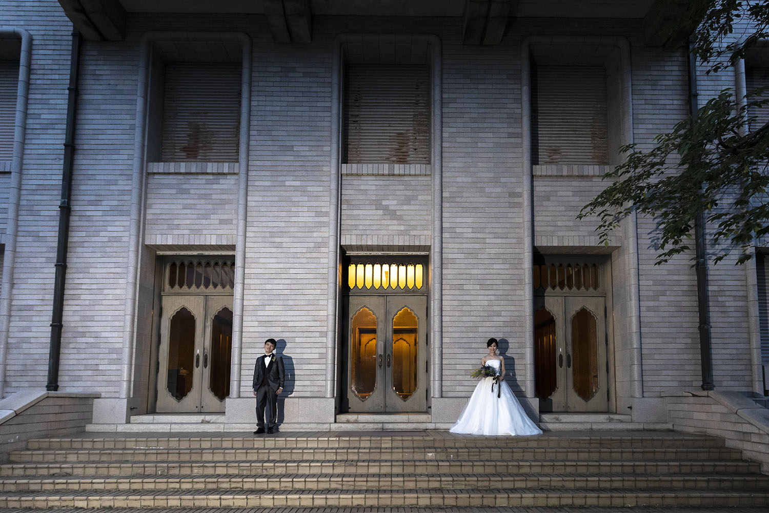 東京国立博物館　前撮りロケーション撮影